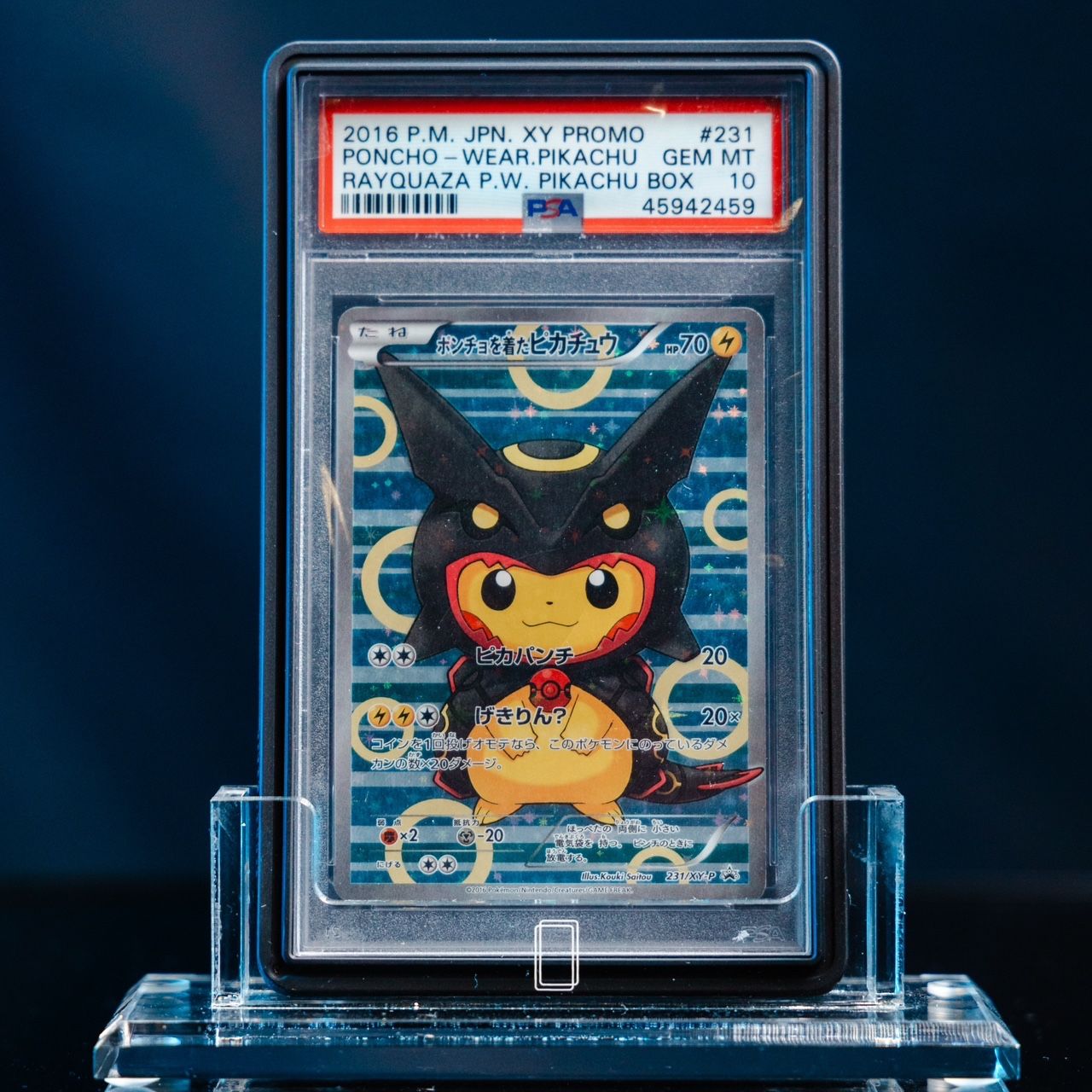 poncho pokemon cards 2015 JAPANESE XY PROMO MAGIKARP PIKACHU #150 CGC 10 – lowpopping You may play any number of Item cards during your turn Are these Poncho Pikachu cards