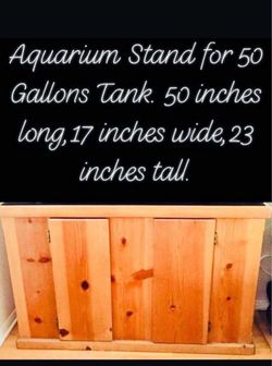 50 Gallons aquarium