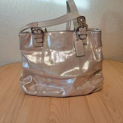 Coach Soho North South Leather Tote
