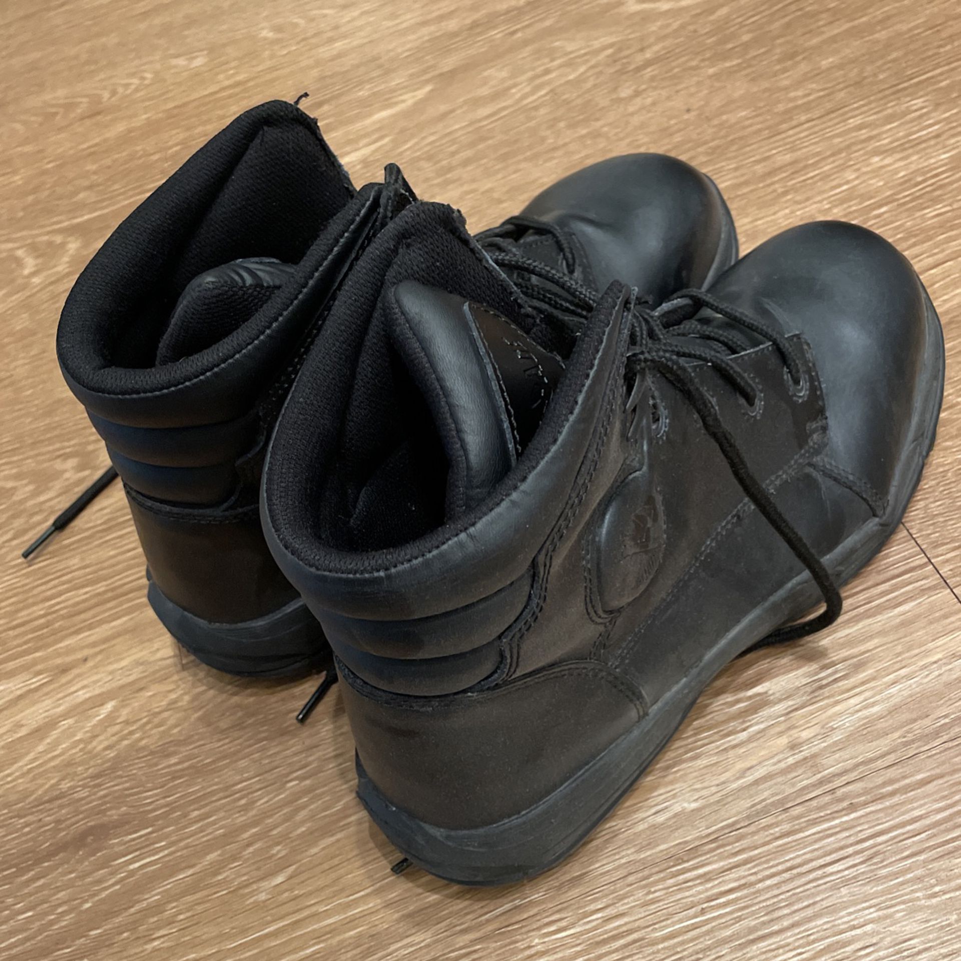Black Work Boots Size 11