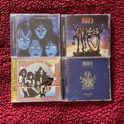 Kiss Lot of 4 CD Albums