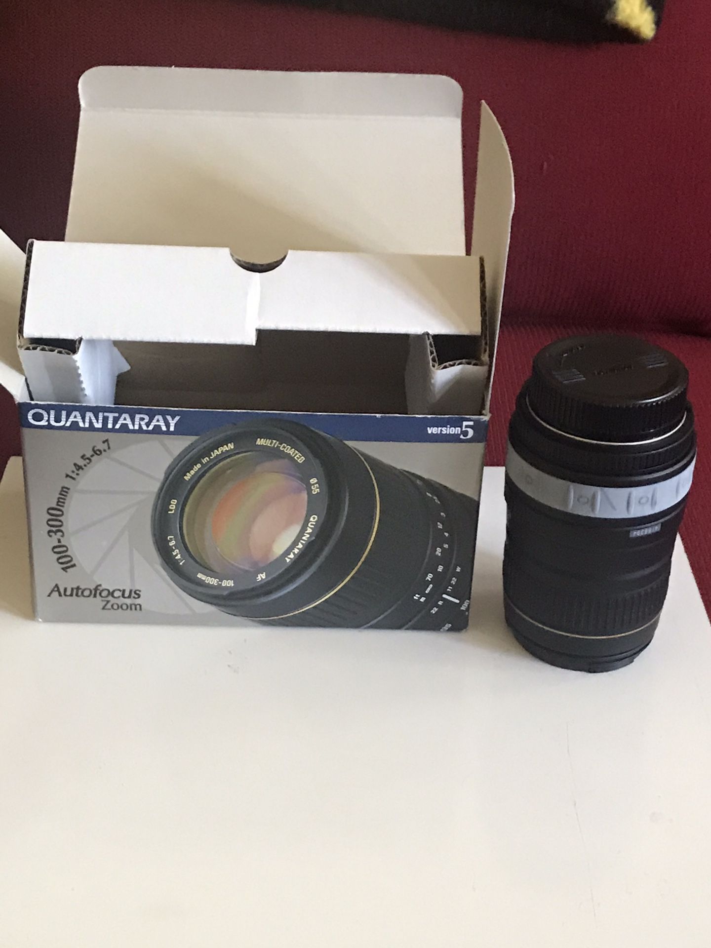 Quantaray 100 - 300mm zoom lens (for Nikon
