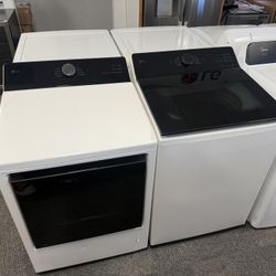 LG Washer And Dryer Set Mega Capacity Smart Set With Gas Dryer 