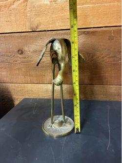 Brass stork