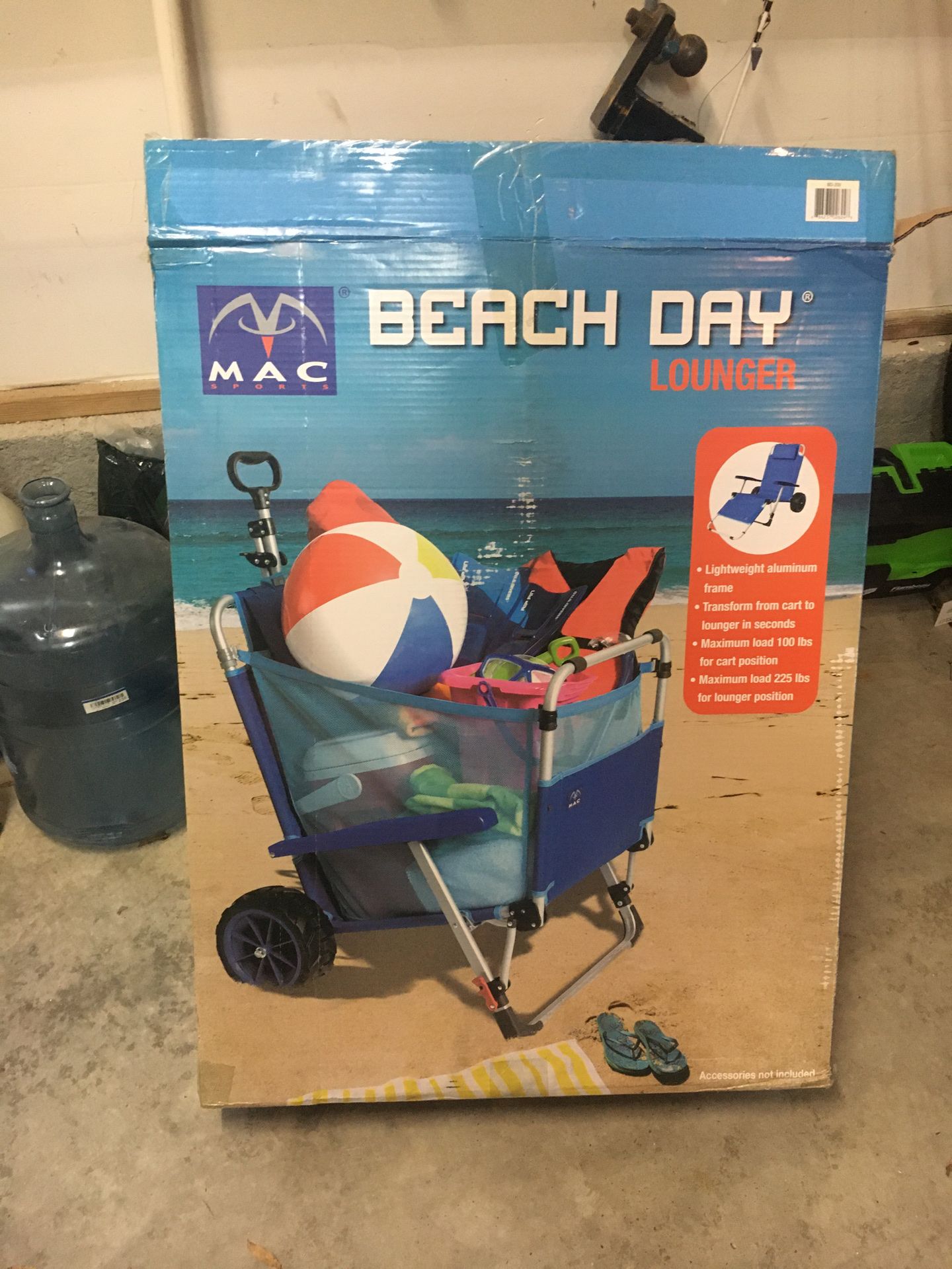 Beach wagon lounger