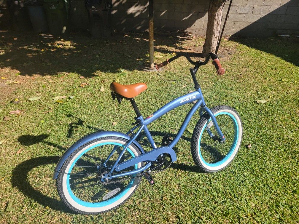 Joystar Blue Beach Cruiser Kid's Bike, NEVER USED, IN STORAGE