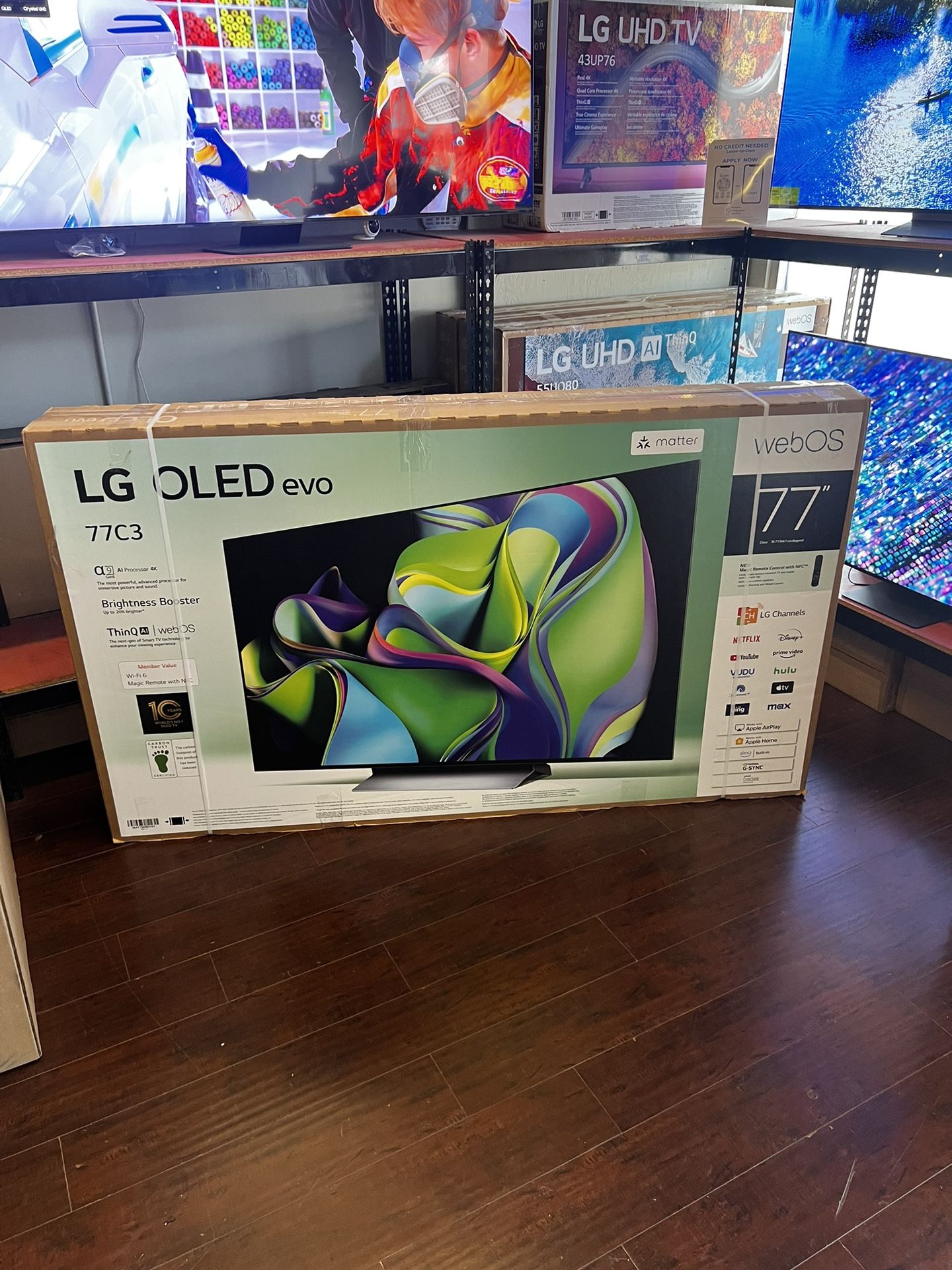 77 INCH LG OLED C3 EVO SMART 4k TVS AI THIN Q