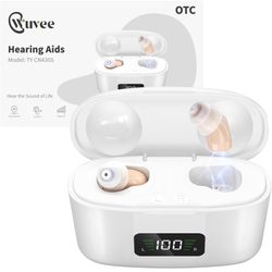 Hearing Aids for Seniors, Hearing Aid Amplifiers Devices Rechargeable with Noise Cancelling, Superior Sound Quality for Adults Women Men Hearing Loss,