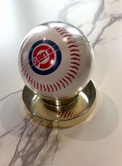 Chicago Cubs Team Baseball-Sports Products Corp (SPC) with Gold Stand Display-1993