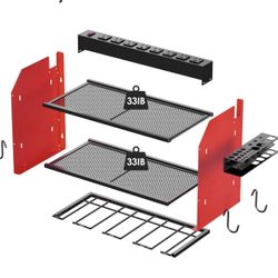 Power Tool Organizer w Charging Strip