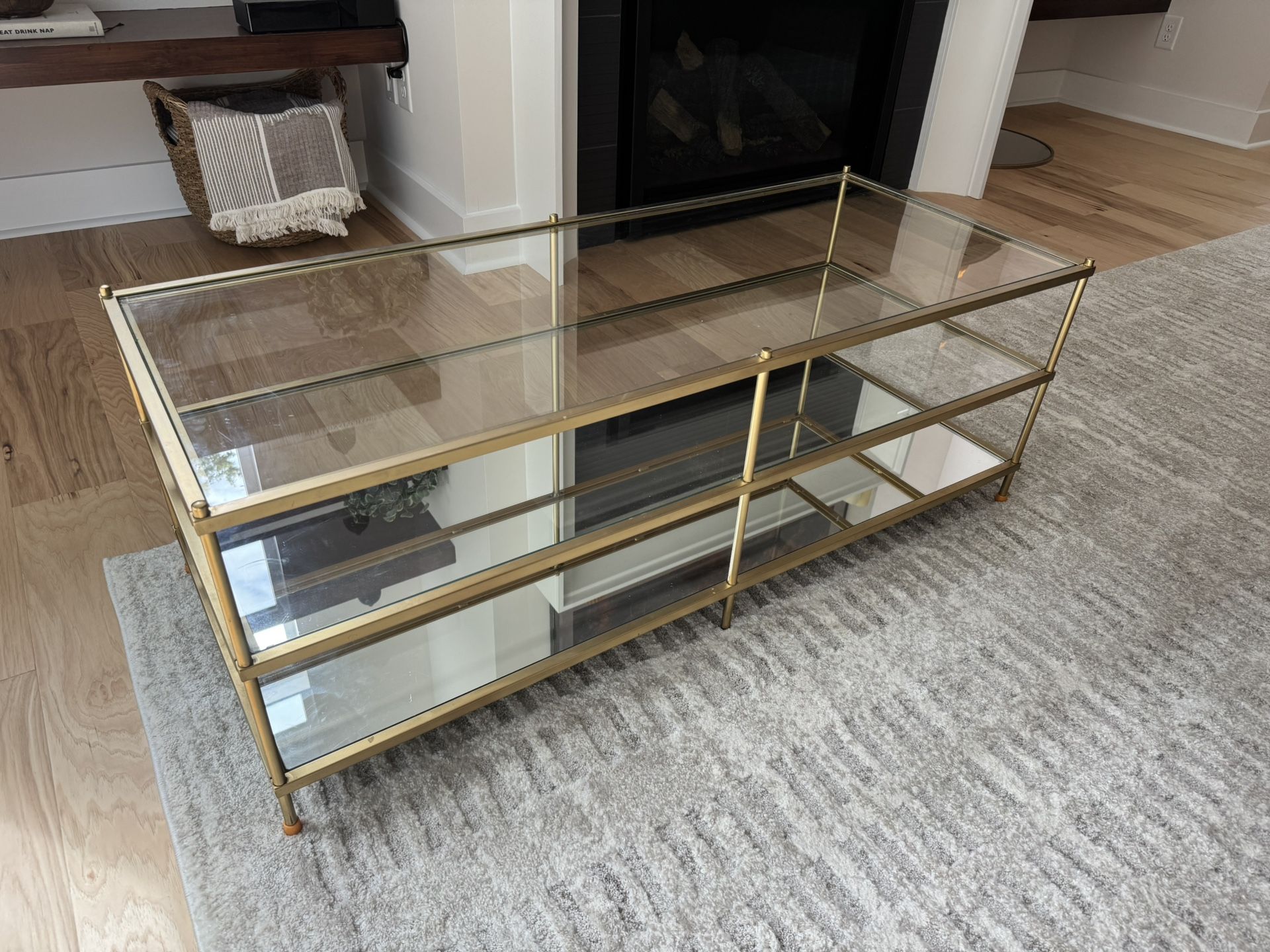Coffee Table w/ Shelves 