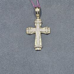 *On Sale* 10kt YG Diamond Cross Pendant. (C-5) ASK FOR RYAN. #(contact info removed)90