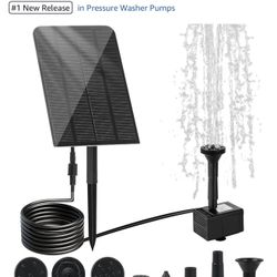 Solar Water Fountain for Bird Bath Solar Water Pump with Seperated Solar Panel 2.5w 5v Solar Powered Water Fountain for Small Pond Garden Water Featur