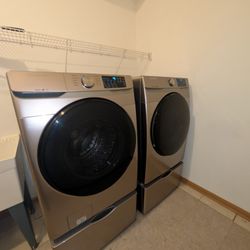 Samsung Front Load Washer and Dryer WITH Pedestals - EXCELLENT CONDITION!
