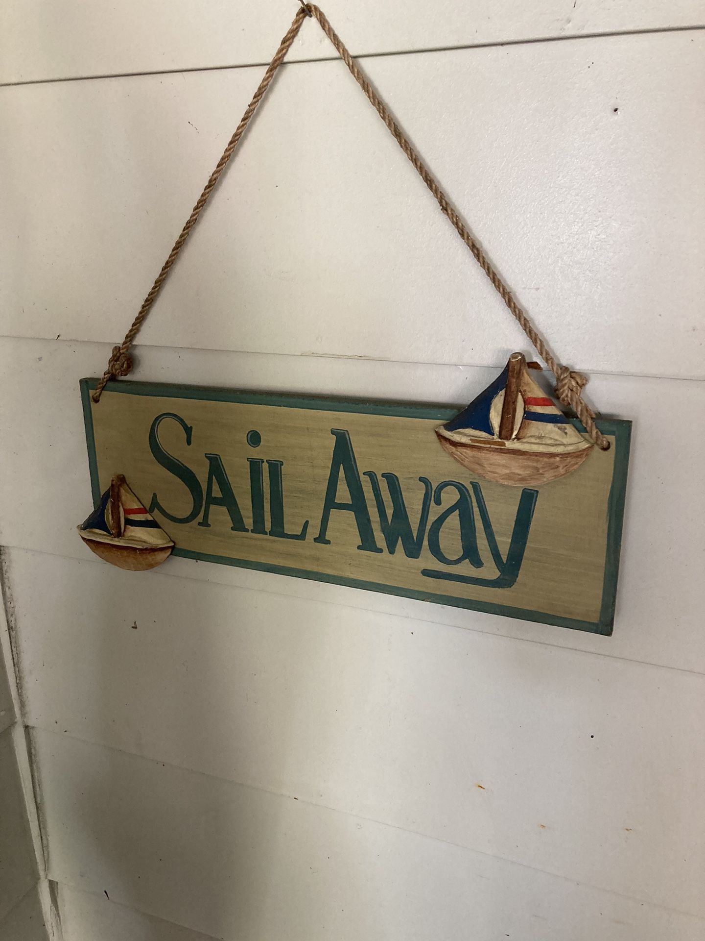 Sail Away Sign