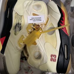 Jordan 5 Off-white Sail