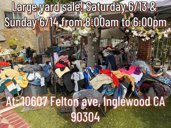 Huge yard sale 6/13- 6/14