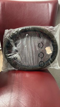 Bling rhinestone steering wheel cover