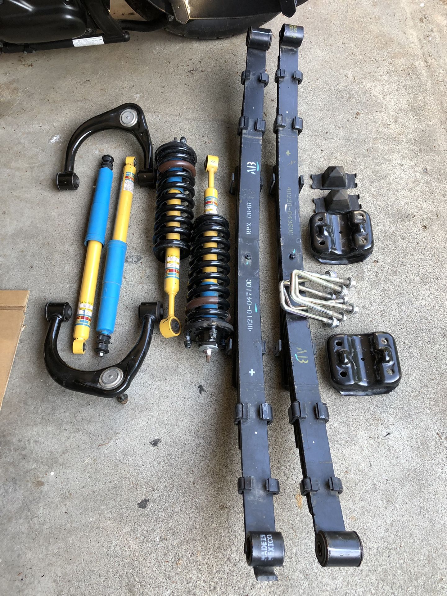2018 Toyota Tacoma Front and Rear Suspension