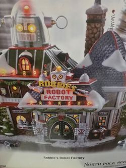 Department 56 Robbie's Robot Factory North Pole Series