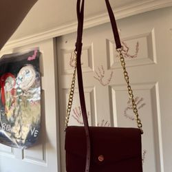 Burgandy Crossbody Bag