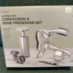 6-Piece Corkscrew & Wine 🍷 Preserver Set (New!)