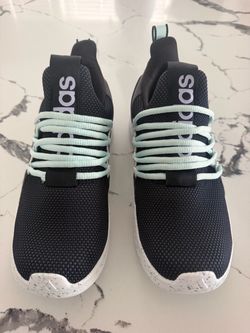 Adidas Shoes Black No Tie Slip Ons