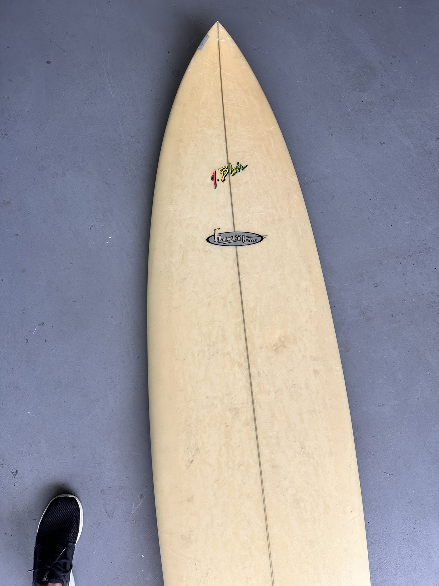 Vintage J Blair Bali Blue Surfboard