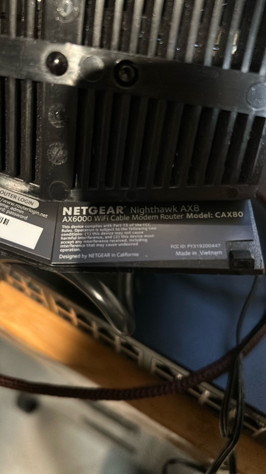 Nighthawk Modem/router
