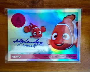 2025 Topps Disneyland 70th Anniversary - Nemo Voice Actor Auto Alexander Gould