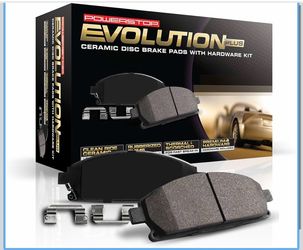 PowerStop Front Brake Pads for Lexus CT200h 2011-17 |Toyota Corolla 2020-22 |Prius 2010-22 |Prius AWD-e 2019-22 |Prius Plug-In 2012-15 - Z17 Ceramic B