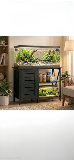 Aquarium Stand with Cabinet and Shelves