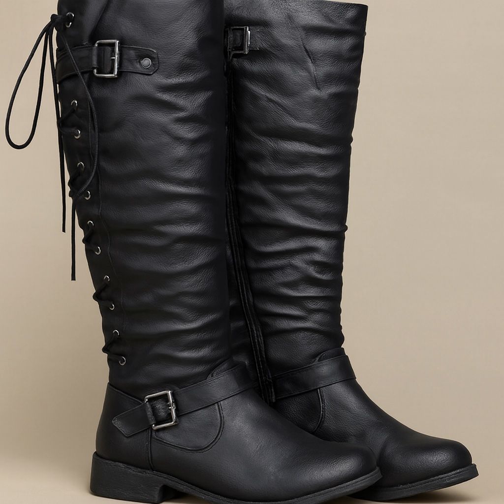 Knee High Leather Boots