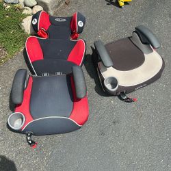 FREE - Graco Booster Seats.  One With Back For Smaller Kiddos 