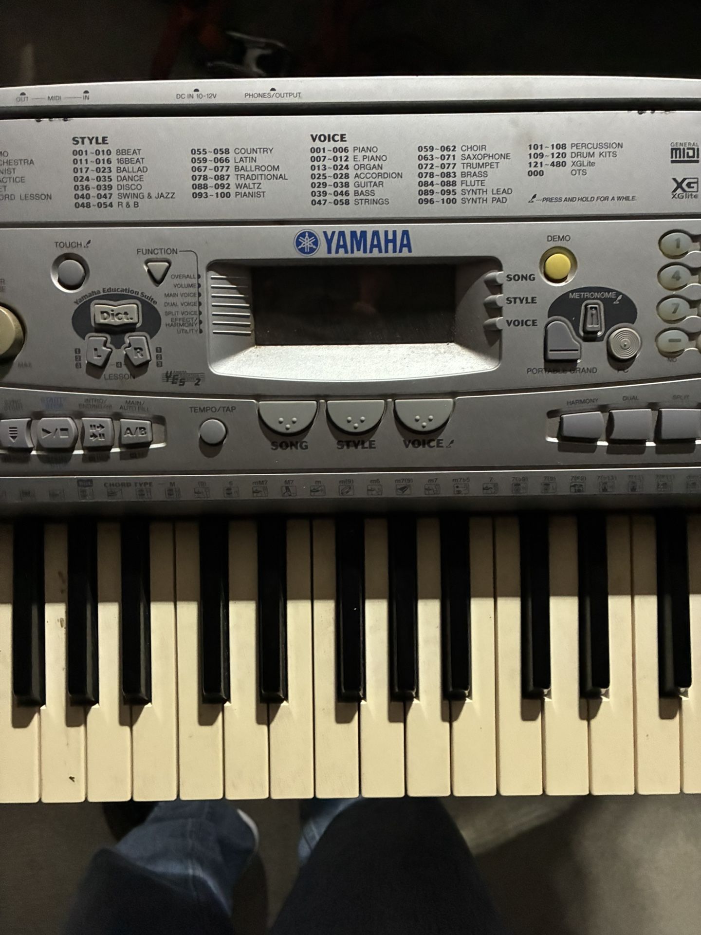 Yamaha keyboard