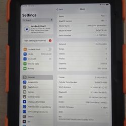 Apple iPad 10th Gen, 256GB, 10.9 Inch.  Model numbers A2757