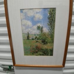 1 OF 3 BEAUTIFUL PRINTS, PAINTED BY A FAMOUS PAINTER AND FRAMED AND MATTED BY LOCAL ARTIST IN NAPLES, GREAT SET