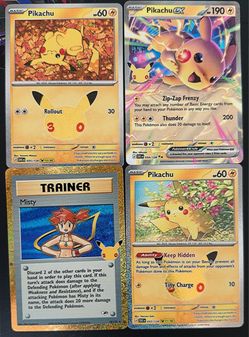 Pokémon 30th Anniversary Card Lot of 4
