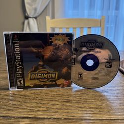 Digimon World, Black Label Edition Vintage Playstation Game