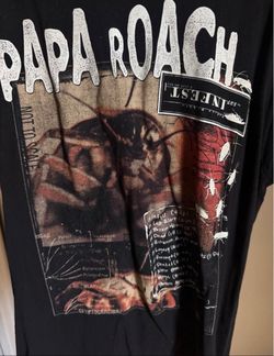 Papa roach shirt size unknown