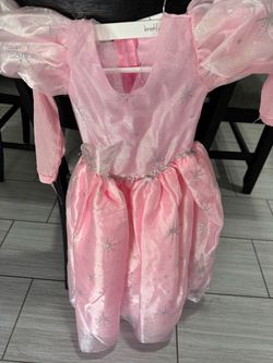 Girls Pink Princess Fairy Costume Dress