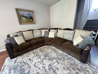 Brown Sectional Couch