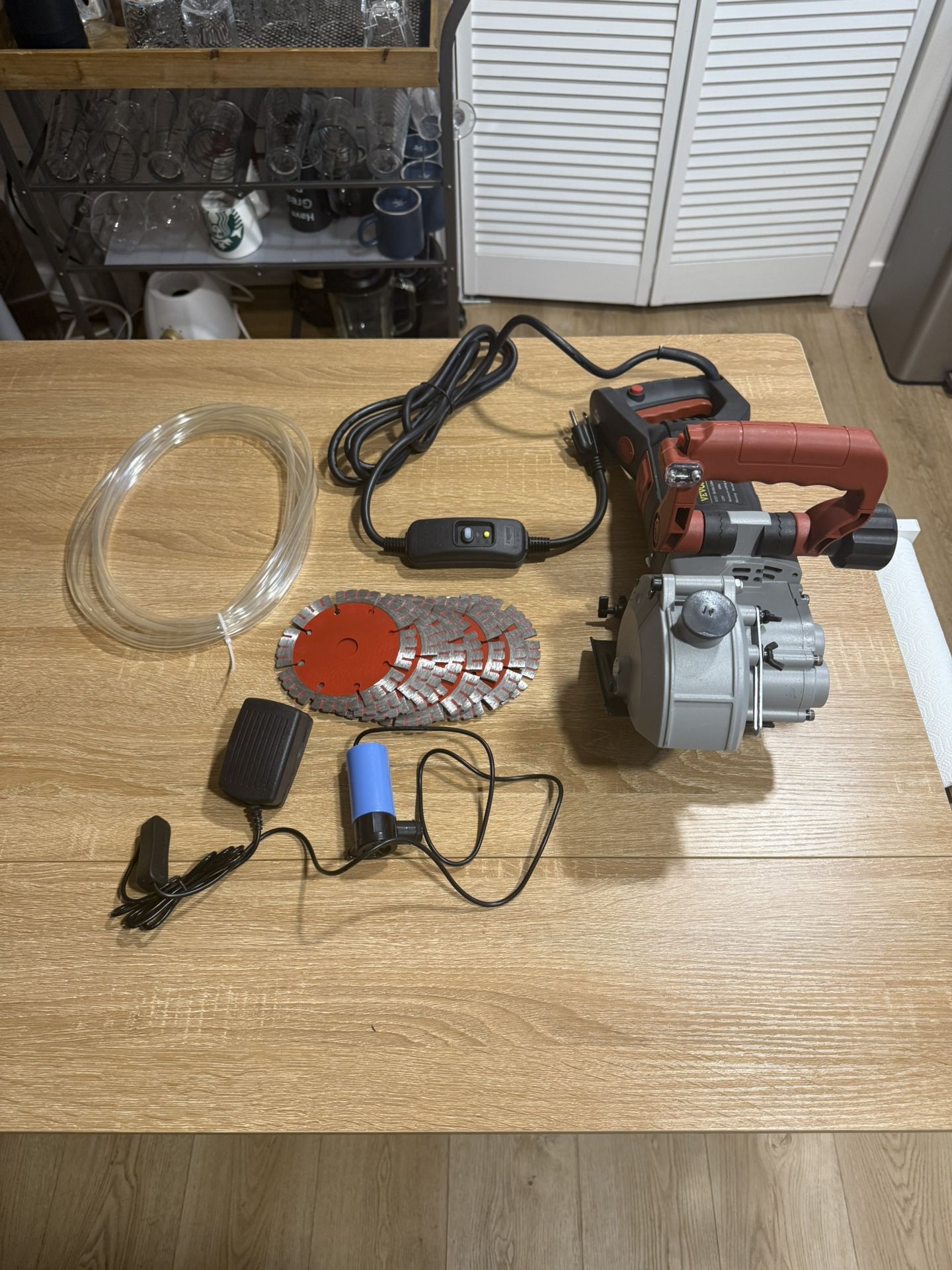 Electric Concrete Cutter W/8 - 5” Blades!! 🛠️ Never Used! 