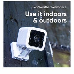 4pk wyze cam v3 camera with Color Night Vision, Wired 1080p HD Indoor/Outdoor