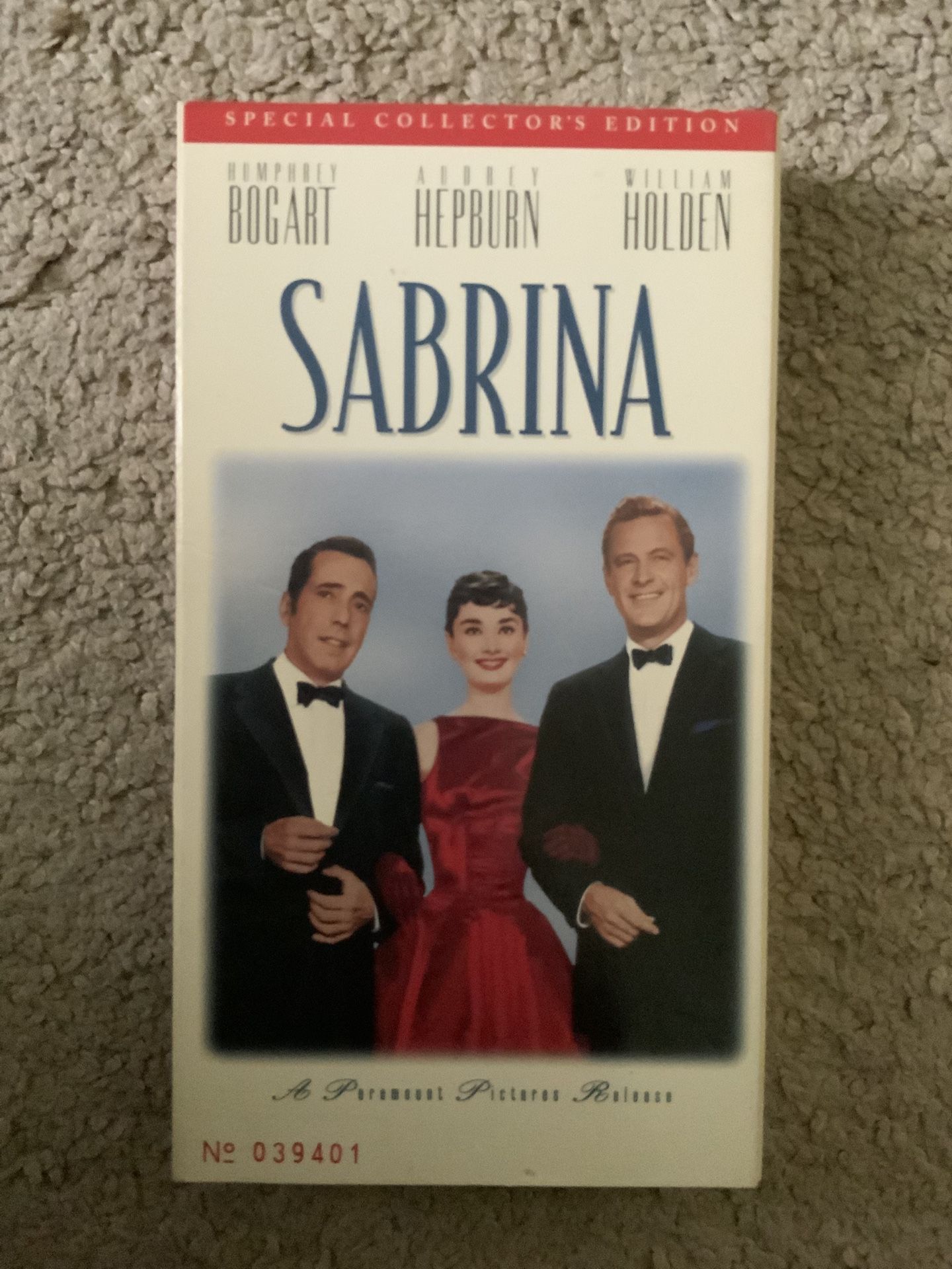 Sabrina (1954) – Special Collector’s Edition VHS – Audrey Hepburn Classic
