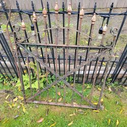 Antique Wrought Iron Gate