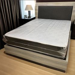 Queen Size Mattress Double Sided Of 10 Inches Thick New From Factory With its Plastic Also Available in Twin, Full or King Same Day Delivery