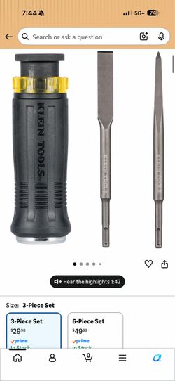 3 Piece SDS Demolition Driver Set