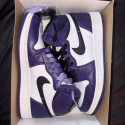 Jordan 1 Court Purple
