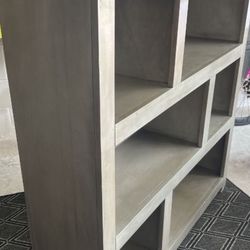 Gray Book Shelf 